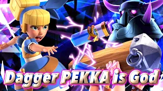 Dagger × PEKKA is so good☺️-Clash Royale