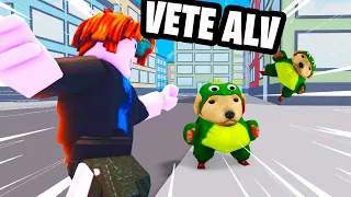 PATEANDO BEBÉS EN ROBLOX XD