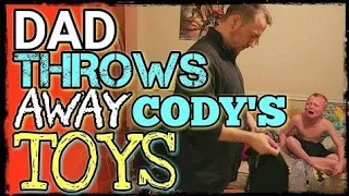 DaddyOFive - DAD THROWS CODY'S TOYS AWAY (November 23, 2016)