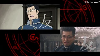 『鋼の錬金術師』Fullmetal alchemist - Сomparison of the original and parody for live action film trailer