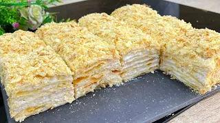 Napoleon Cake Recipe / Russian Napoleon Cake. One of the best recipes