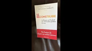 Échange  entre  Moussa Nabati  et Anne-Marie Cristina  pour la sortie du livre"Se reconstruire".