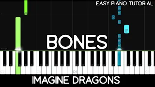 Imagine Dragons - Bones (Easy Piano Tutorial)