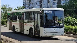 Поездка на автобусе 60 маршрут НефАЗ-5299-20-52 гос М589РС124 г.Красноярск