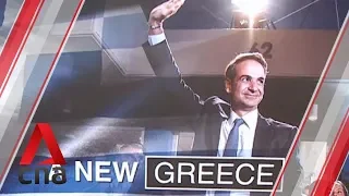 Kyriakos Mitsotakis sworn in as Greece's new prime minister