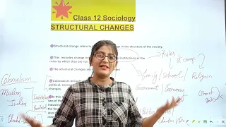 Structural change class 12 sociology||Structural Change Class 12 Sociology Simran Sahni
