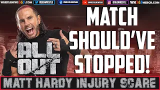 Matt Hardy INJURY SCARE at AEW All Out | Major Concussion? Reby Hardy provides update | Poor by AEW