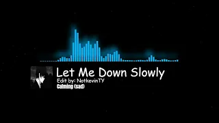 Anime Cover || Let Me Down Slowly || (Calming + Sad)