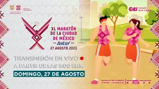 XL edición del Maratón Internacional de la Ciudad de México | 27 de agosto 2023