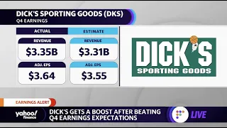 Dick’s Sporting Goods posts record Q4 earnings