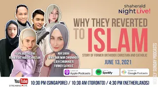 Shaherald Night Live! - Ep.3 Why They Reverted to Islam (FORMER ORTHODOX CHRISTIAN AND CATHOLIC)