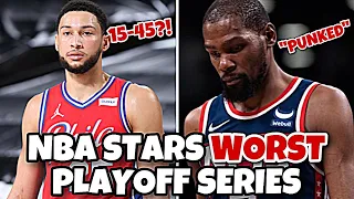 NBA Stars Worst Playoff Series of Their Careers Part.1 | Feat. Kevin Durant & Ben Simmons