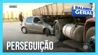 Perseguição policial termina acidente grave em São Paulo