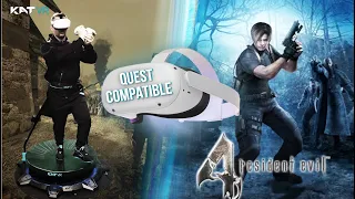 Walk into Resident Evil 4: KAT Walk C 2+ VR Treadmill with Quest Standalone!