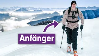 Skitouren anfangen? (Selbstexperiment) Ausrüstung, Sicherheit, Technik