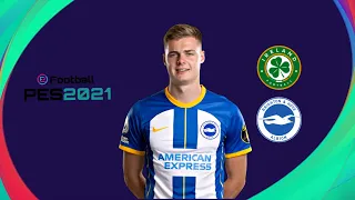 Copia Base Evan Ferguson Pes2021/Ireland/Brighton