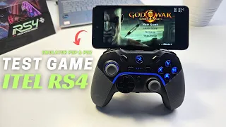 TEST MAIN GAME ITEL RS4 (Carx street, free fire, mobile legeds, genshin impact & emulator psp, ps2)