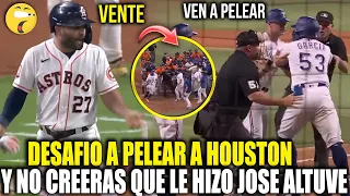 Este PELOTERO es GOLPEADO RETA A PELEAR a los ASTROS y NO CREERÁS lo que JOSÉ ALTUVE LE HIZO | MLB