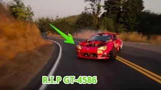 I Dont Belive This! RIP GT 4586  Ferrari Powered Toyota drifts a Portland Touge