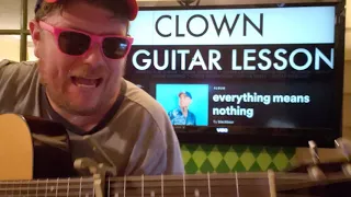 How To Play Clown Blackbear // easy guitar tutorial beginner lesson easy chords