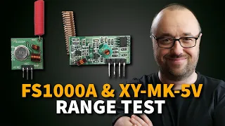 FS1000A and XY-MK-5V 433MHz #Arduino radio modules range test