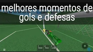 Melhores momentos de gols e defesas no (Mps futebol clássico) roblox