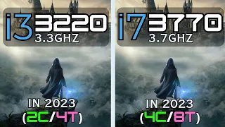 i3 3220 vs i7 3770 Tested in 12 Games (2023) | 1080p