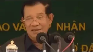 Samdach Hunsen's Speech About his fleeing to Vietnam in 1977