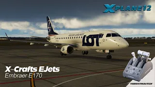 X-Plane 12 | X-Crafts E-Jets Family | E170 | EPWA-EPGD