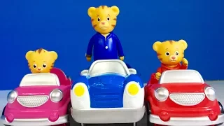 DISNEY CAR RIDE to the Store with DANIEL TIGER TOYS!