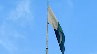 Pakistan's Biggest Flag In Peshawar  #pakistanBiggestFlag #park #shorts