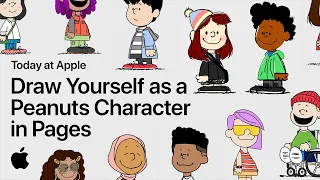 Draw Yourself as a Peanuts Character in Pages with a Snoopy Artist | Apple