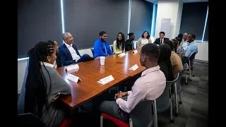 President Obama Surprises Obama Youth Jobs Corps Students