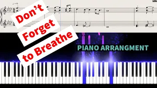 Stormzy "Don't forget to breathe" ft. Yebba, piano version. RCAcademy Arrangments.