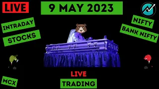 Live Intraday Trading on 9 MAY 2023 | Nifty Trend Today | Banknifty Live Trading Strategy | GOC