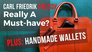 Carl Friedrik Palissy Briefcase Review / Watch Strap Giveaway / Handmade Leather Wallets