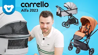 Carrello Alfa 2023 - wózek 2w1, spacerówka. Najlepszy wózek Carrello