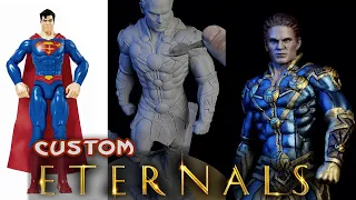 Custom version comic Ikaris Eternals with Superman base | Escultura Eternos Ikaris | Timelapse