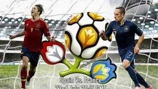 Spain V France Euro 2012 Quarter Final 23/06/2012 (Predictor Highlights)