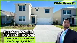 Affordable New Construction Homes in Winter Haven, Florida | Tour The Ensley Model by DR Horton