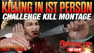 1st PERSON KILLS AS JASON | Friday The 13th: The Game