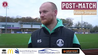 Robbie Simpson post Dartford (H)