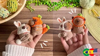 Capibaras con Disfraz para Pascua🐇/ Crochet Tutorial🥕