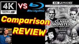 Universal Classic Monsters Icons of Horror 4K UHD Blu Ray Review Vol. 2 Mummy, Frankenstein, Phantom