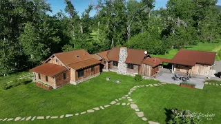 Spectacular Family Compound in Bozeman | Larry Pearson Design along Cottonwood Creek