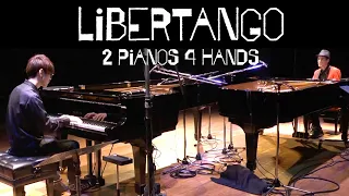 Libertango - 2 Pianos 4 Hands Improvised Duet by Jacob Koller and Yomii