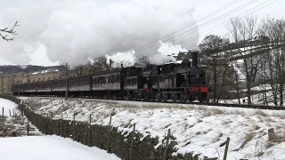 Keighley & Worth Valley Railway Spring Steam Gala 2023 in Snowy Conditions