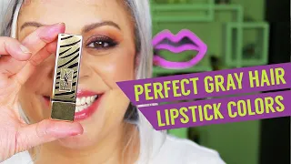 PERFECT LUXURY LIPSTICK COLORS FOR GRAY HAIR I MARYAM REMIAS