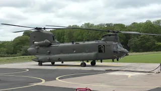 Close up 3 Chinook take off