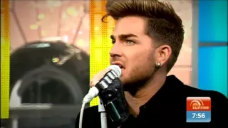 2015-08-03 Adam Lambert performing Ghost Town on Sunrise [Australia]